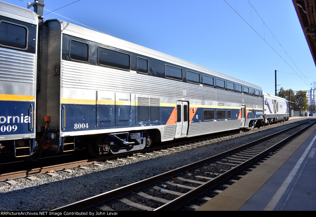 California Car # 8004 on Train # 538 